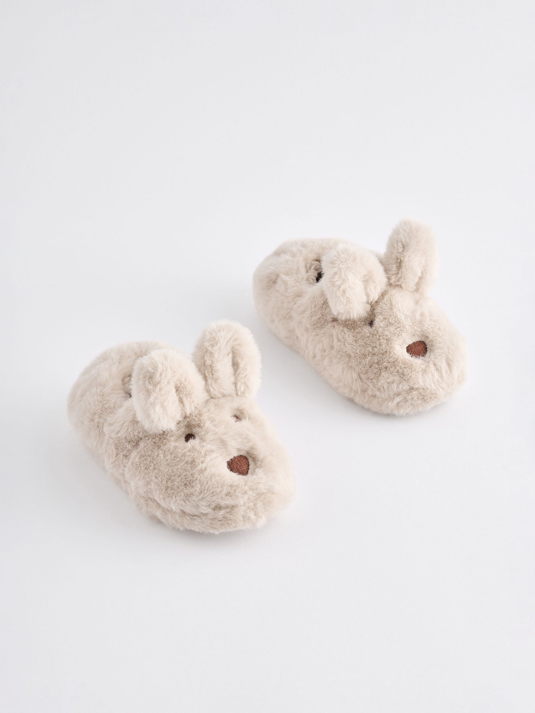Buy Neutral Bunny Slippers from Next Luxembourg