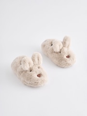 Neutral Bunny Slippers - Image 1 of 5