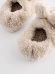 Neutral Bunny Slippers - Image 3 of 5
