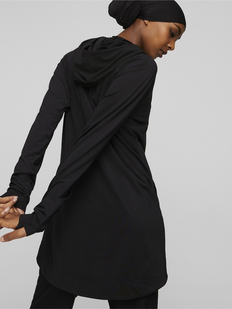 Puma Black Modest Activewear Training Hoodie - Image 2 of 7