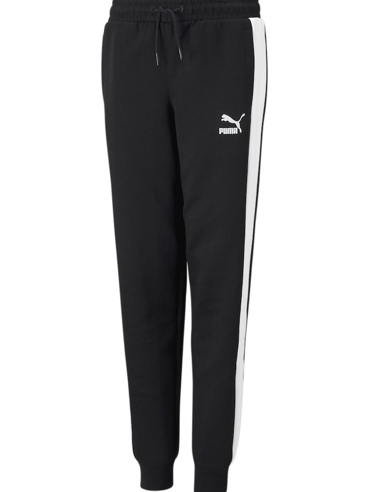 Puma Black Iconic T7 Youth Track Joggers - Image 1 of 2