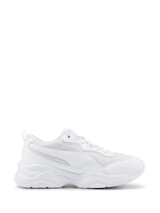 Puma White Womens Cilia Trainers - Image 1 of 11