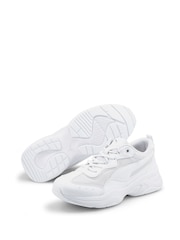 Puma White Womens Cilia Trainers - Image 6 of 11