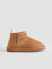 Tan Brown Pull On Slippers - Image 1 of 6