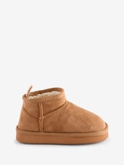 Tan Brown Pull On Slippers - Image 4 of 6