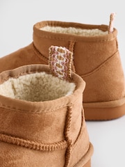 Tan Brown Pull On Slippers - Image 6 of 6