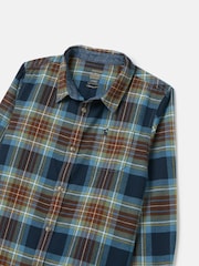 Joules Boys' Buchanan Blue Checked Shirt - Image 5 of 5