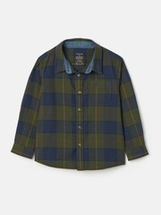Joules Boys' Buchanan Green Checked Shirt - Image 1 of 5