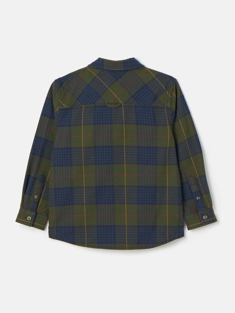 Joules Boys' Buchanan Green Checked Shirt - Image 2 of 5
