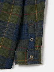 Joules Boys' Buchanan Green Checked Shirt - Image 4 of 5