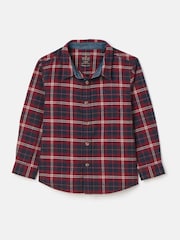 Joules Boys' Buchanan Red Checked Shirt - Image 1 of 4