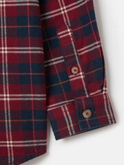 Joules Boys' Buchanan Red Checked Shirt - Image 3 of 4