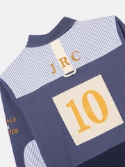 Joules Boys' Emmett Blue Embroidered and Embellished Shirt - Image 5 of 5