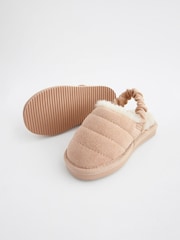 Neutral Quilted Mules Slippers - Image 5 of 5
