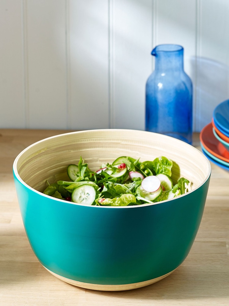Sur La Table Green Colour Me Happy Salad Bowl 28cm - Image 1 of 3 Sur La Table Green Colour Me Happy Salad Bowl 28cm - Image 1 of 3