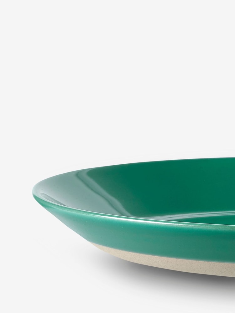 Sur La Table Set of 4 Green Colour Me Happy Dinner Plates 27.5cm - Image 5 of 5