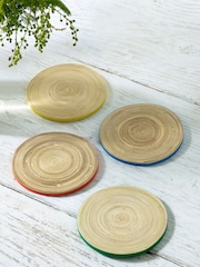Sur La Table Set of 4 Colour Me Happy Placemats & 4 Coasters - Image 2 of 6