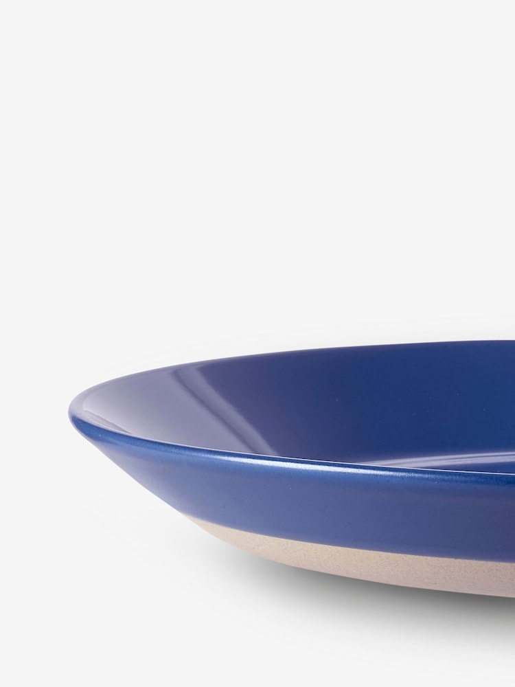 Sur La Table Set of 4 Blue Colour Me Happy Dinner Plates 27.5cm - Image 5 of 5
