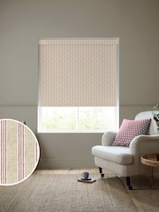 Emily Bond Red George Stripe Made To Measure Roller Blind - Image 1 of 6