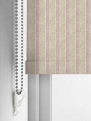Emily Bond Red George Stripe Made To Measure Roller Blind - Image 4 of 6
