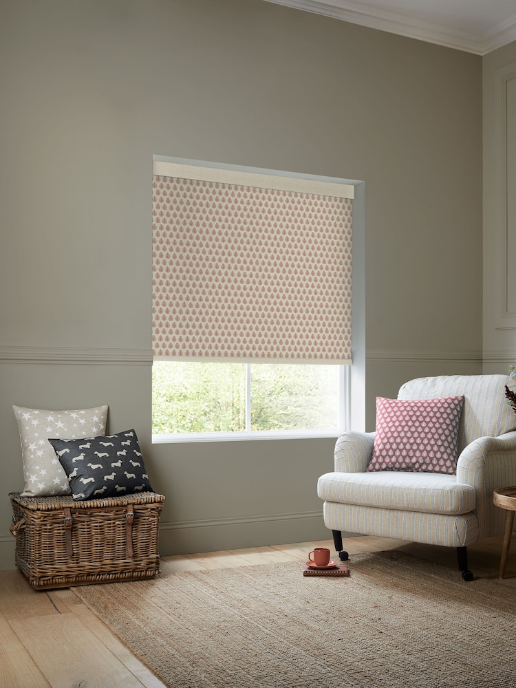 Emily Bond Rust Orange Jaipur Made to Measure Roller Blind - Image 2 of 6