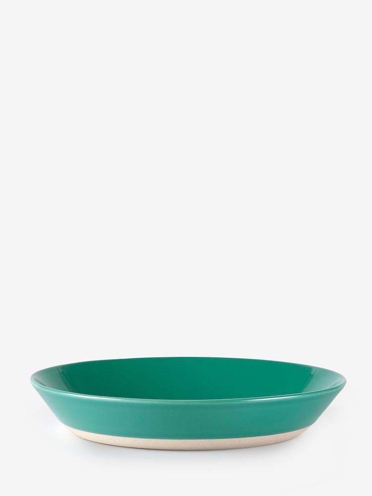 Sur La Table Set of 4 Green Colour Me Happy Pasta Bowls 23cm - Image 1 of 3 Sur La Table Set of 4 Green Colour Me Happy Pasta Bowls 23cm - Image 1 of 3