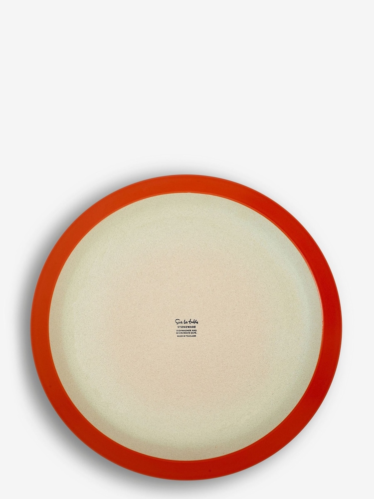Sur La Table Set of 4 Orange Colour Me Happy Dinner Plates 27.5cm - Image 2 of 2