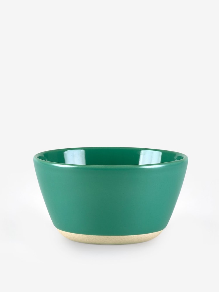 Sur La Table Set of 4 Green Colour Me Happy Cereal Bowls 13.5cm - Image 1 of 3