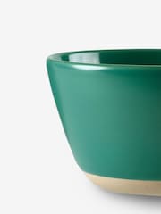 Sur La Table Set of 4 Green Colour Me Happy Cereal Bowls 13.5cm - Image 3 of 3