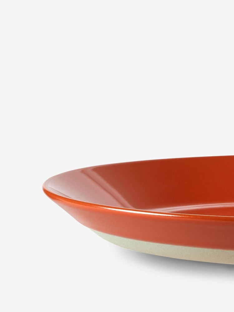 Sur La Table Set of 4 Orange Colour Me Happy Side Plates 20.5cm - Image 4 of 4