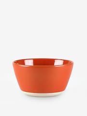 Sur La Table Set of 4 Orange Colour Me Happy Cereal Bowls 13.5cm - Image 1 of 3