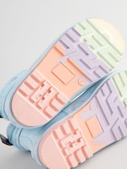 Blue Rainbow Cuff Wellies - Image 5 of 6