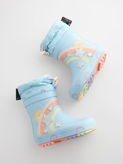 Blue Rainbow Cuff Wellies - Image 6 of 6