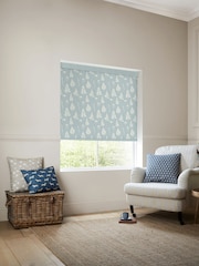 Emily Bond Duck Egg Blue Tynesfield Made to Measure Roller Blind - Image 2 of 6