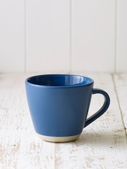 Sur La Table Set of 4 Blue Colour Me Happy Mugs - Image 1 of 2
