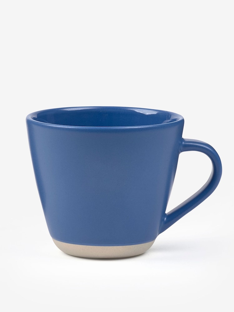Sur La Table Set of 4 Blue Colour Me Happy Mugs - Image 2 of 2