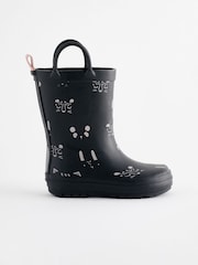 Charcoal Grey Character Handle Wellies - Image 2 of 5