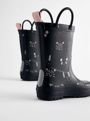 Charcoal Grey Character Handle Wellies - Image 4 of 5