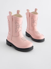Pink Western Wellies - Image 1 of 5