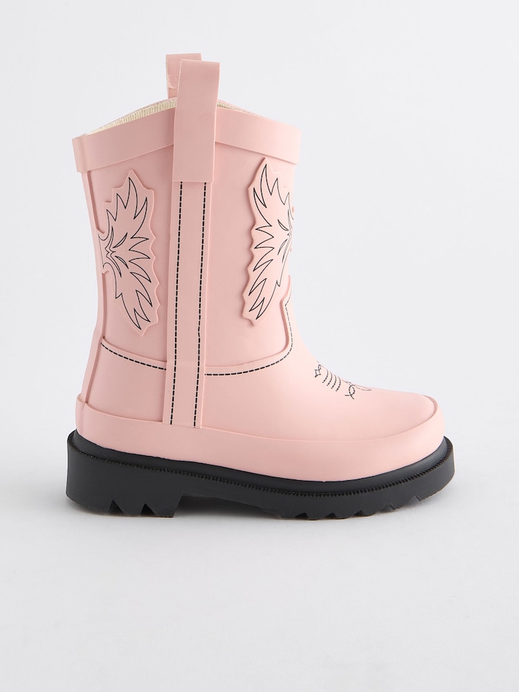 Pink Western Wellies - Image 2 of 5