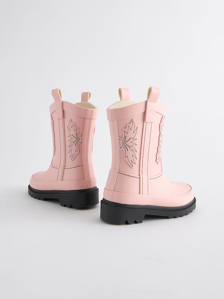 Pink Western Wellies - Image 4 of 5
