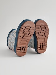Navy Floral Print Wellies - Image 5 of 5