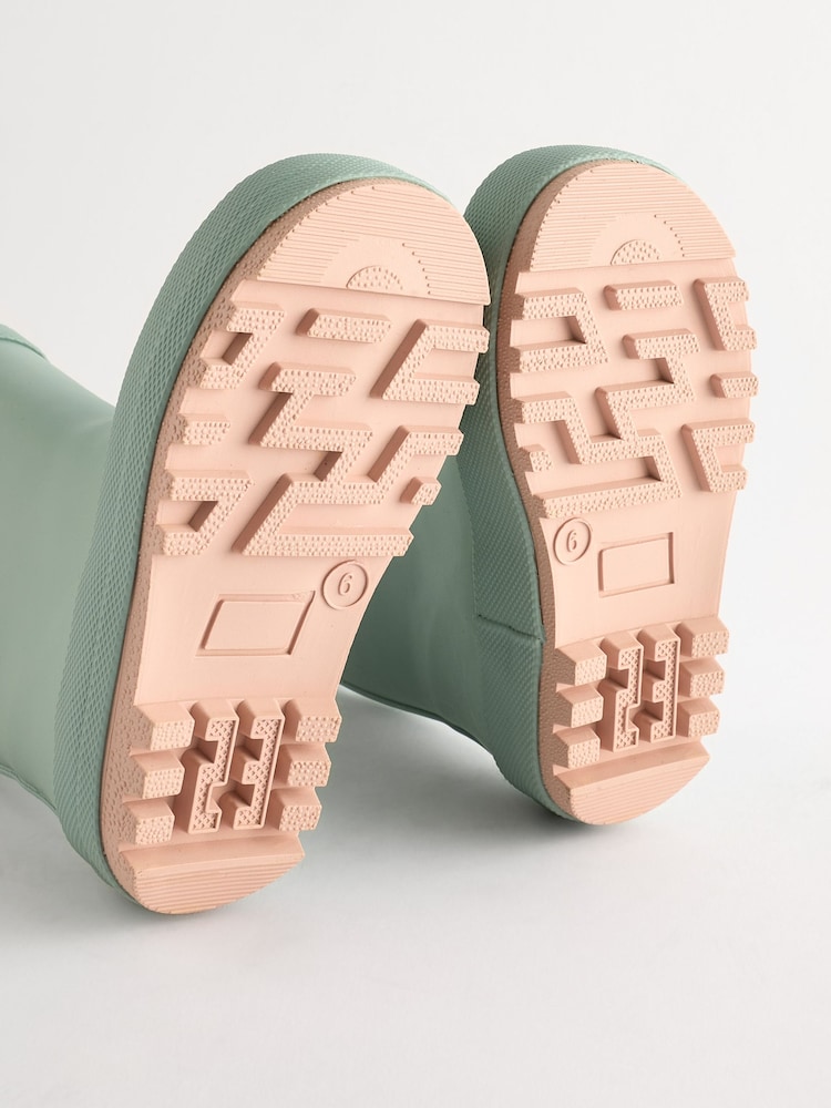 Sage Green Wellies - Image 4 of 6