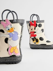 Black/White Minnie Mouse/Daisy Duck License Handle Wellies - Image 10 of 10
