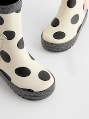 Black/White Minnie Mouse/Daisy Duck License Handle Wellies - Image 7 of 10