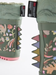 Green Dinosaur Cuff Wellies - Image 3 of 5