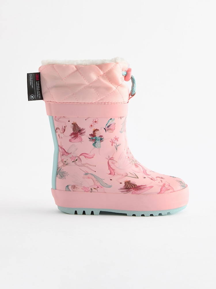 Pink Fairy Cuff Wellies - Image 2 of 5