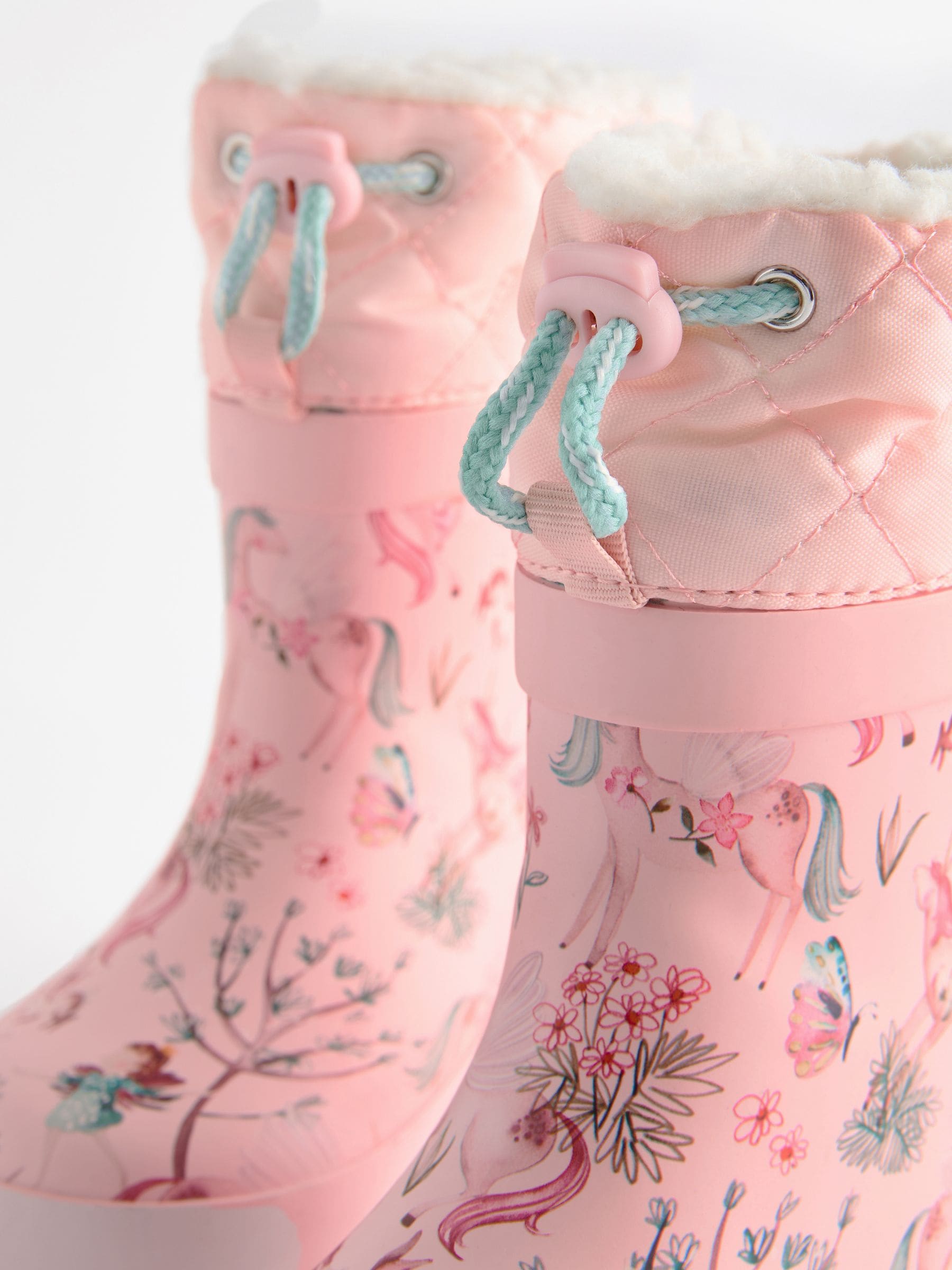 Next pink wellies online