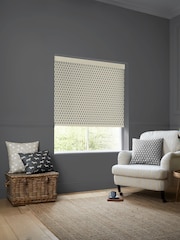 Emily Bond Charcoal Grey Jaipur Made to Measure Roller Blind - Image 2 of 6