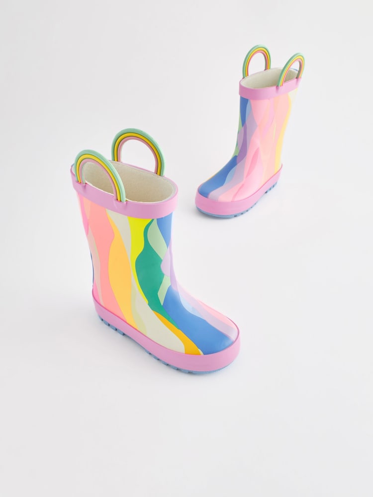 Rainbow Handle Wellies - Image 1 of 7